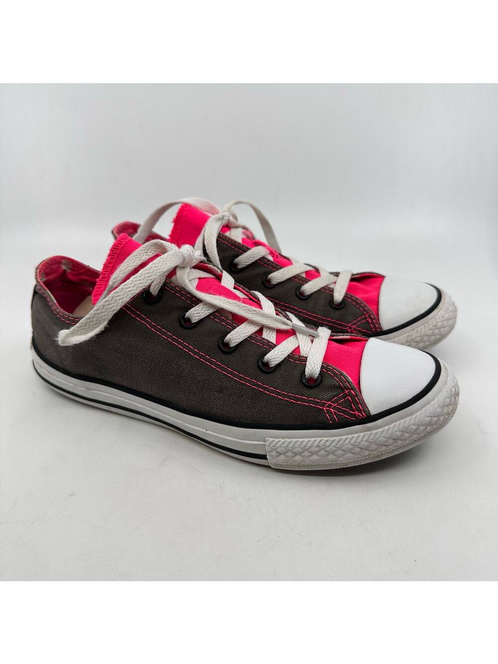 Converse All Star Chuck Taylor Double Tongue Sneakers Junior Girls US 4 UK 3.5